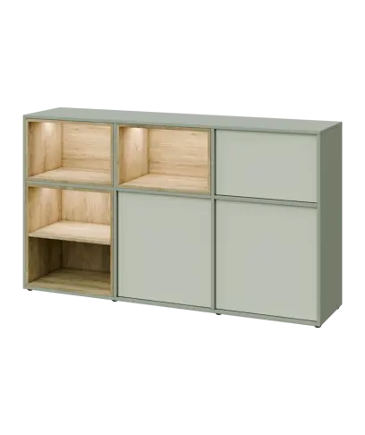 ERY D1844 L dolní modul, 2-dveřová/nika, 1000x1800x400, levý, vodní